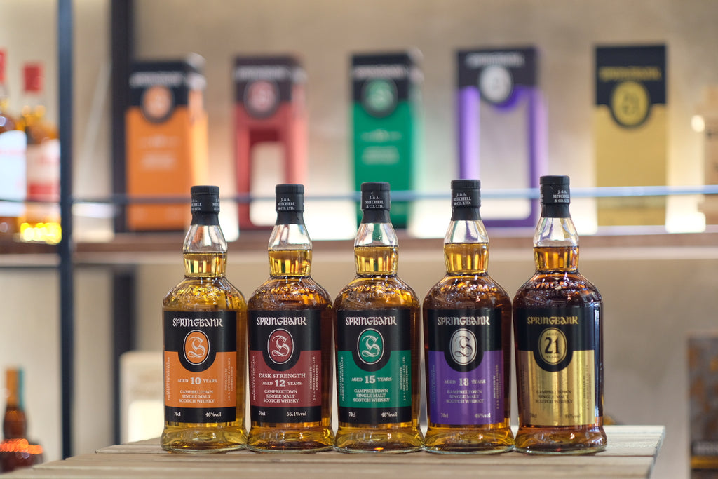 Springbank Core Ranges in Our Whisky Shelf