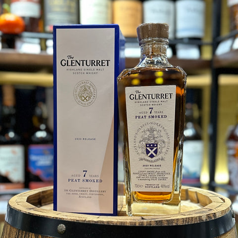 Glenturret 7 Year Old Peat Smoked Single Malt Scotch Whisky (2023 Release)