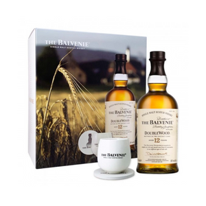 Balvenie 12 Year Old Double Wood Single Malt Scotch Whisky (Gift Set with Tea Cup)