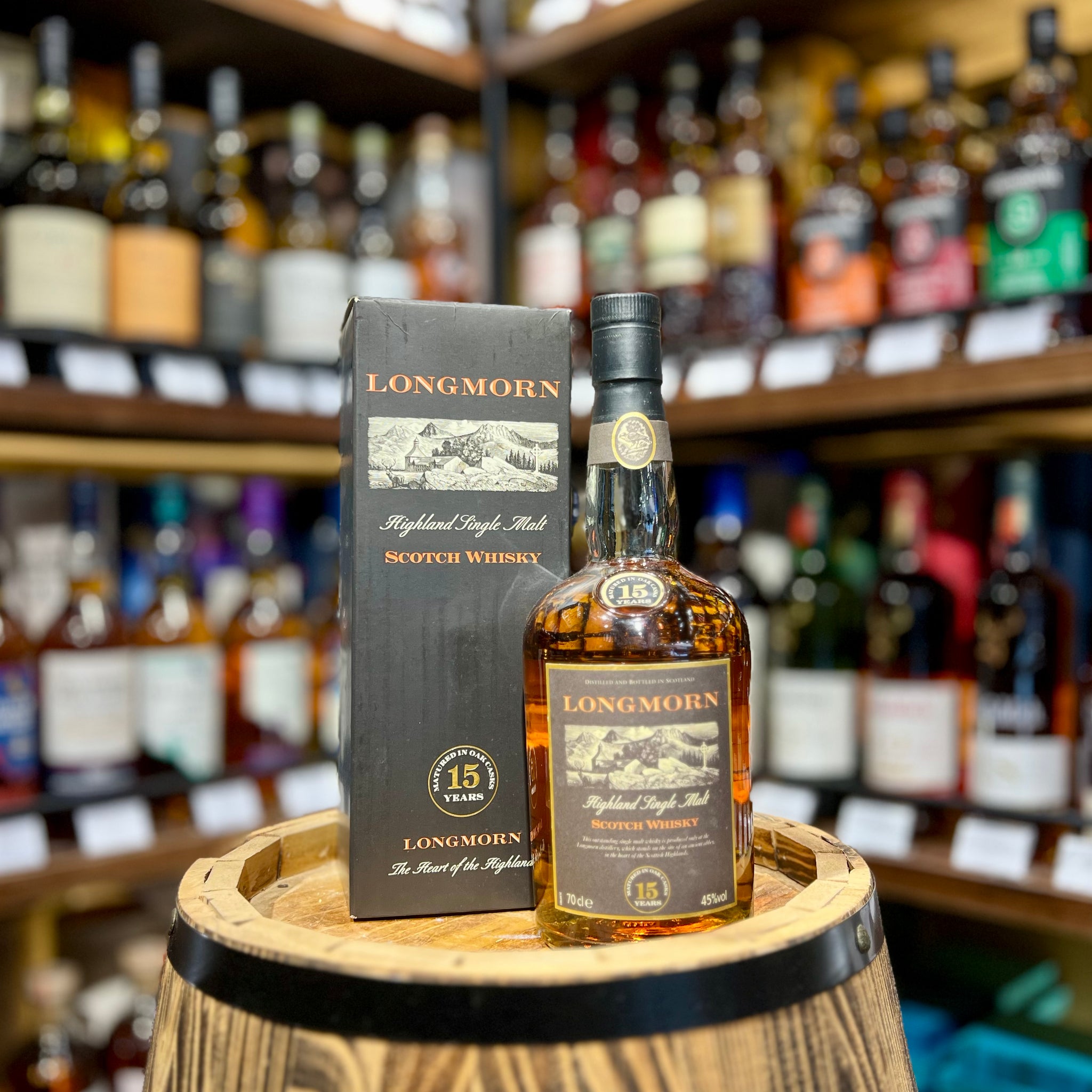 Longmorn 15 Year Old Single Malt Scotch Whisky (1990s)