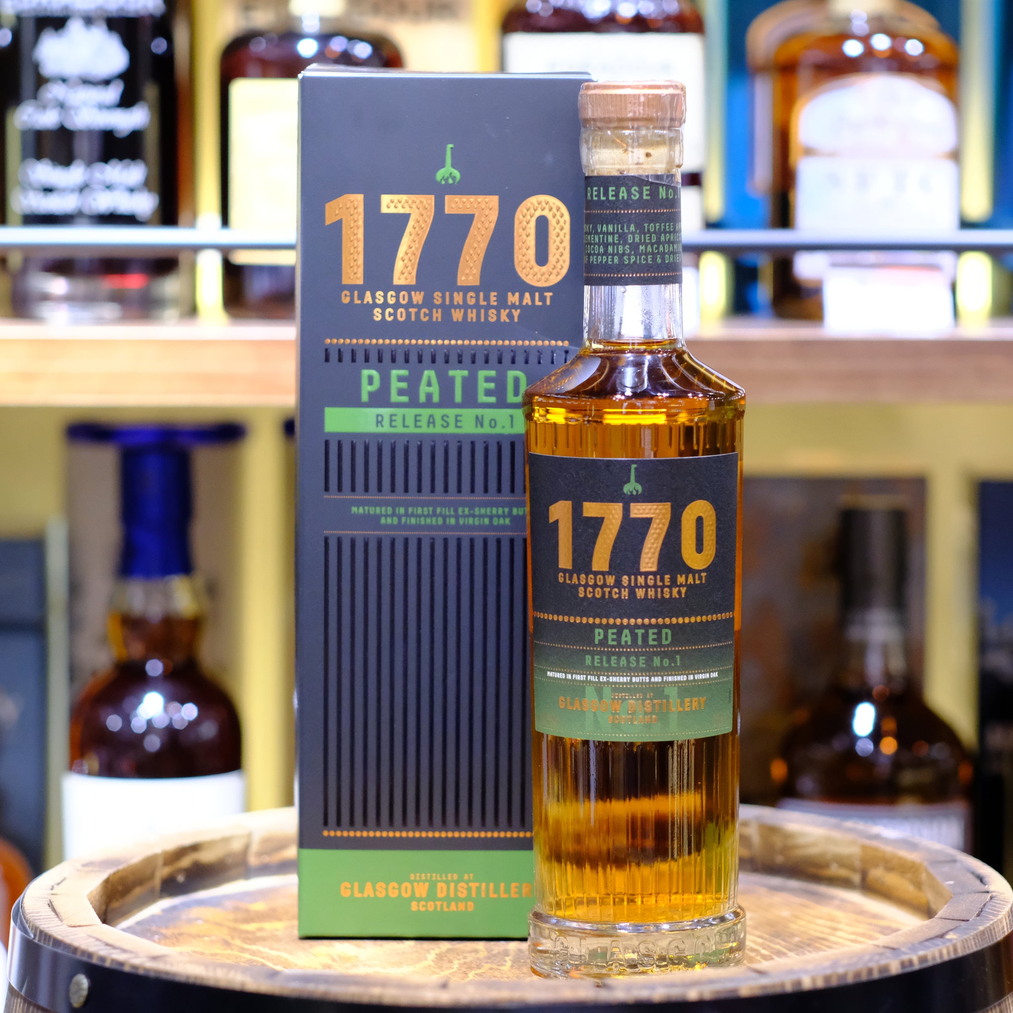 1770 Glasgow Peated Release No.1 Single Malt Scotch Whisky