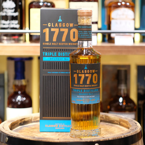 1770 Glasgow Triple Distilled Release No.1 Single Malt Scotch Whisky