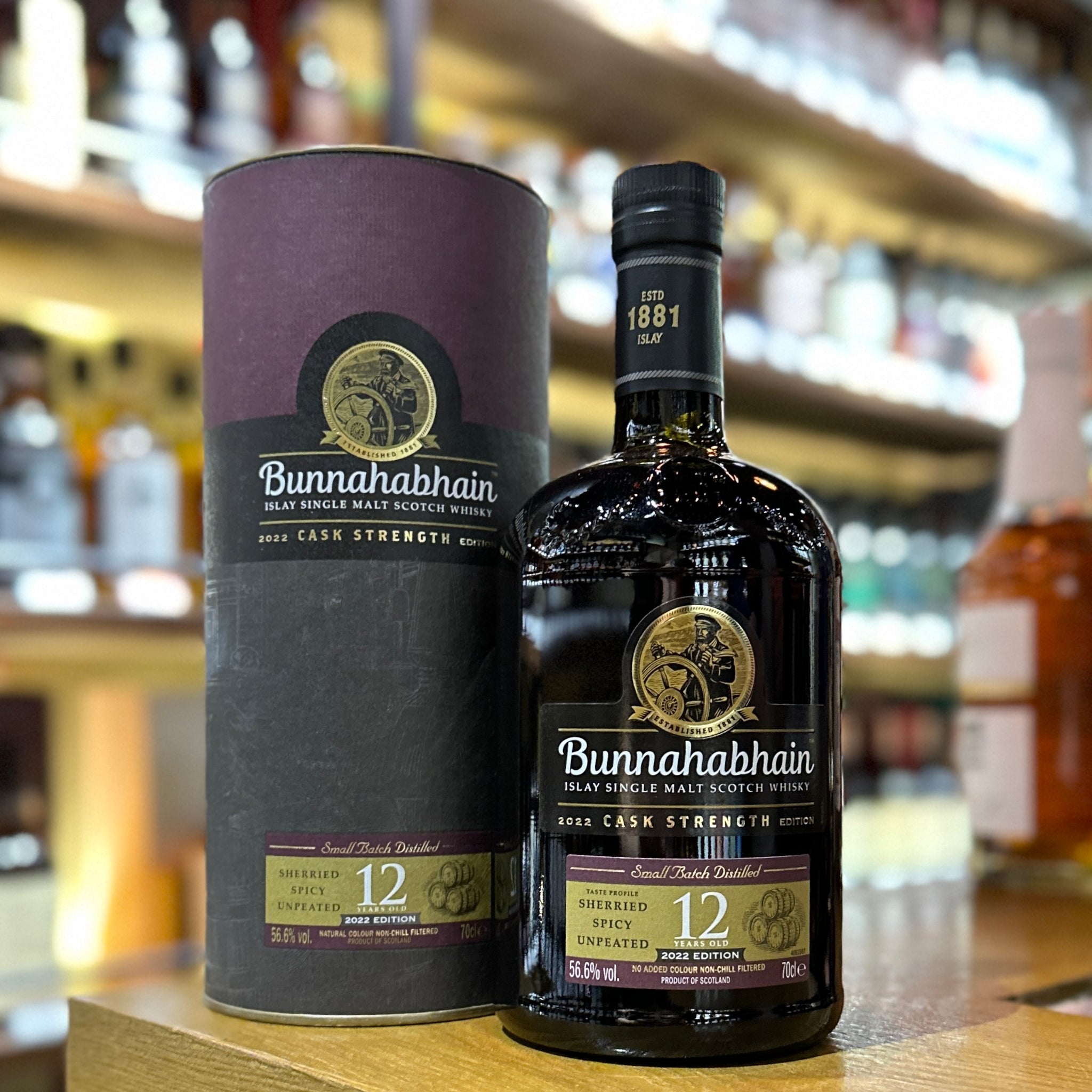 Bunnahabhain 12 Year Old Cask Strength Single Malt Scotch Whisky (2022 Edition)