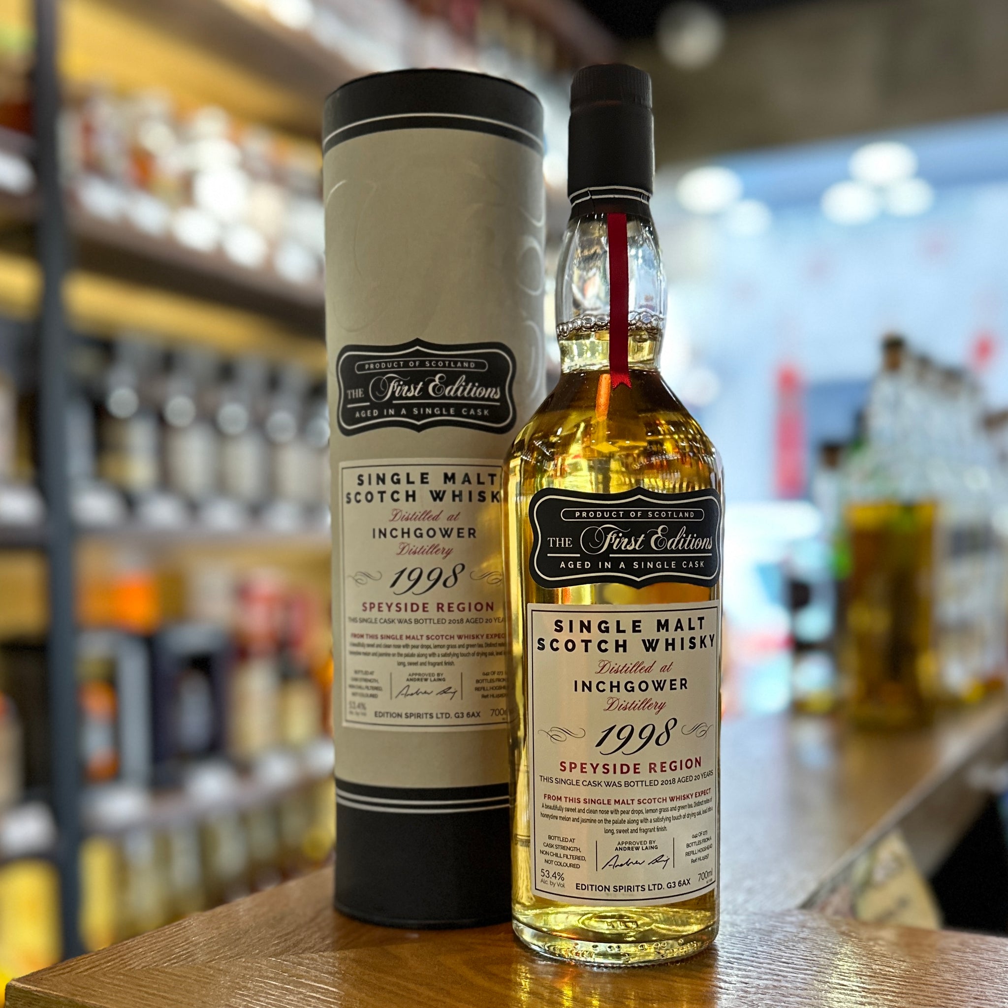 Inchgower 20 Year Old 1998-2018 by The First Editions Single Malt Scotch Whisky