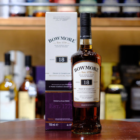 Bowmore 18 Year Old Deep and Complex Single Malt Scotch Whisky