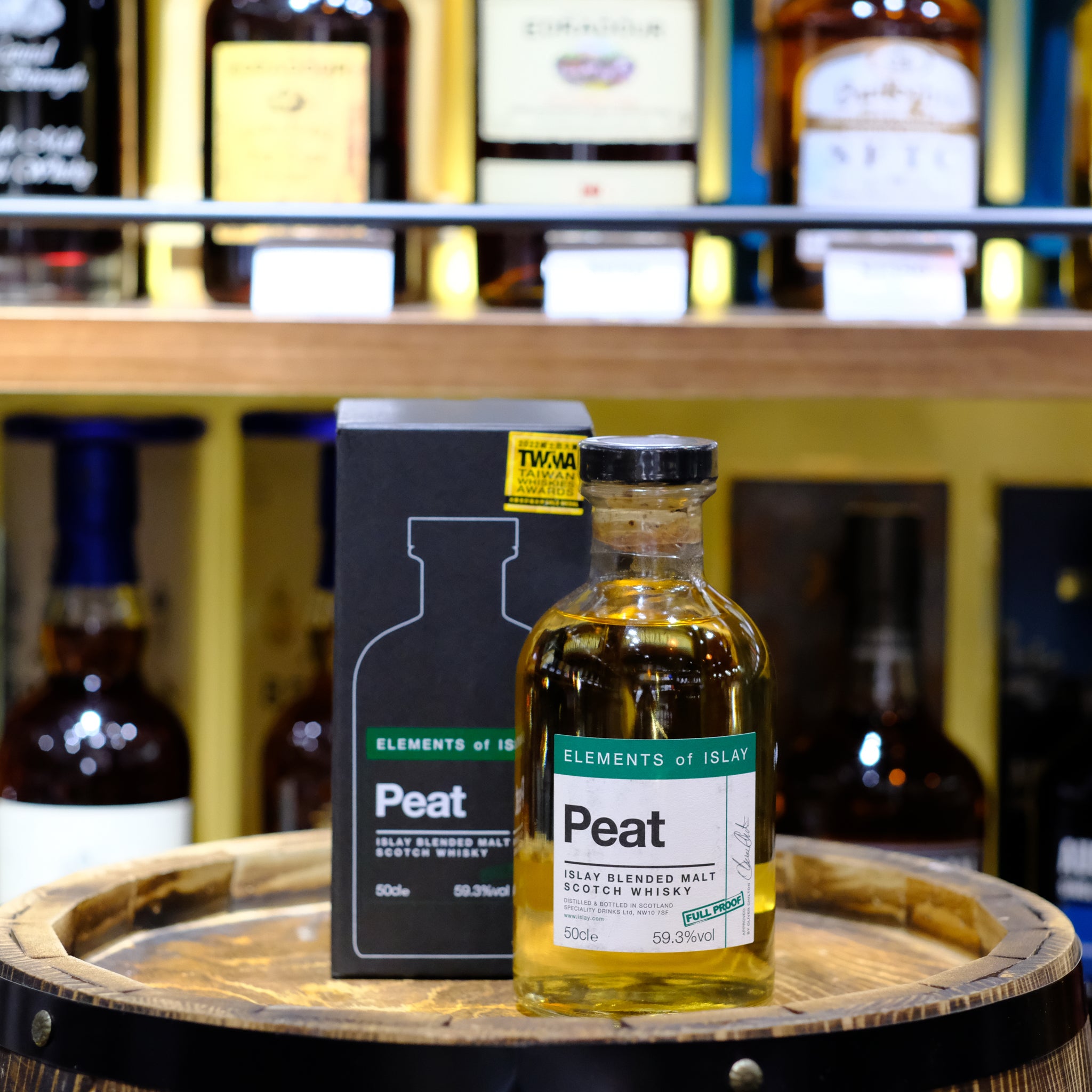 Elements of Islay Peat Full Proof Blended Malt Scotch Whisky