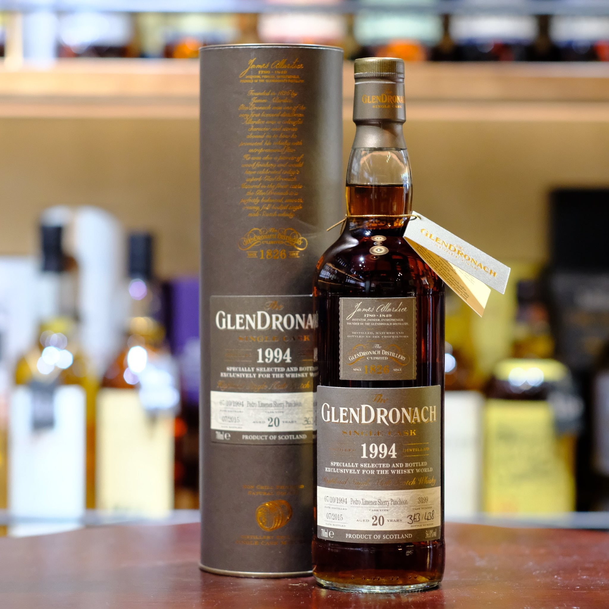 Glendronach 20 Year Old 1994-2015 Single Malt Scotch Whisky (Single Cask #3199)