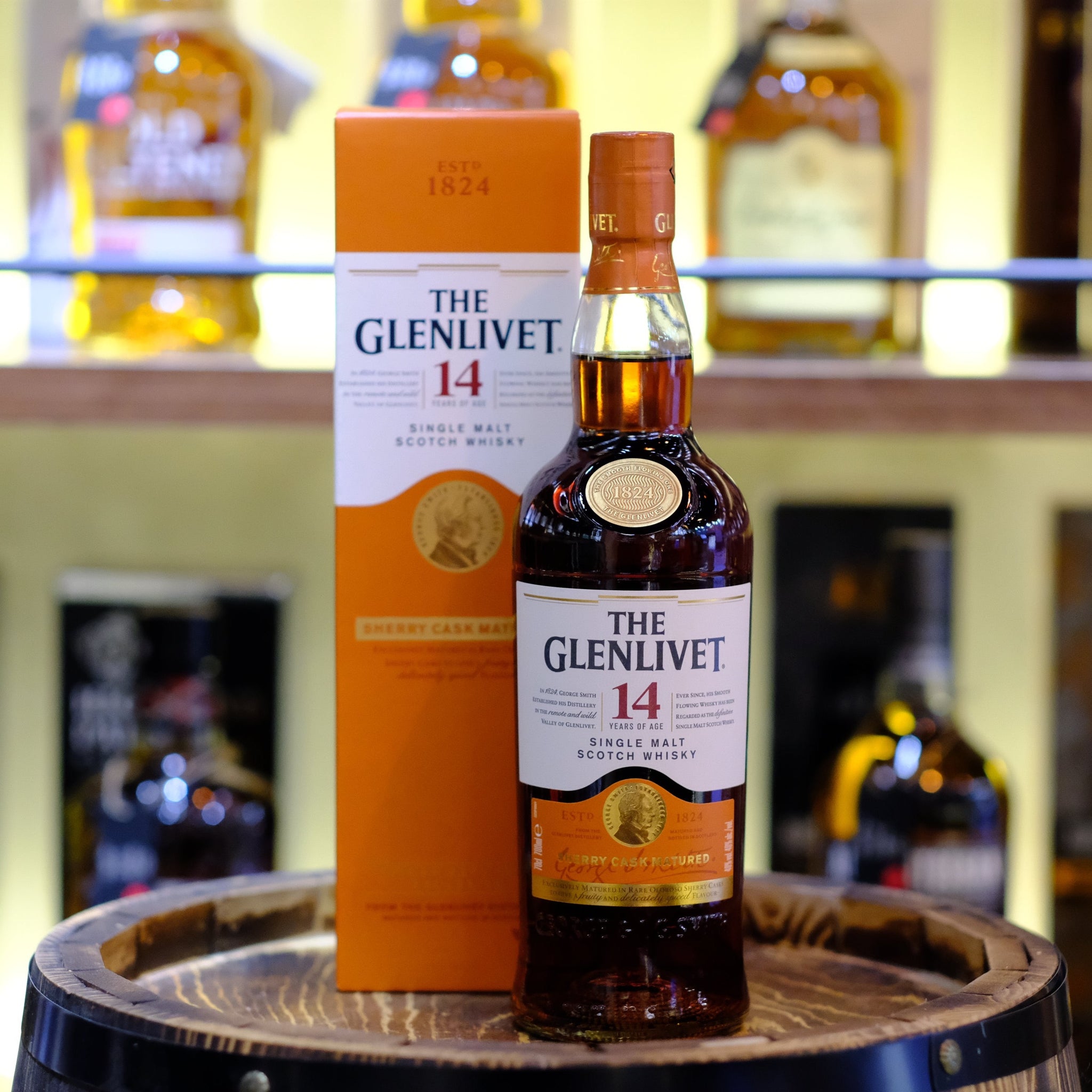 Glenlivet 14 Year Old Sherry Cask Matured Single Malt Scotch Whisky