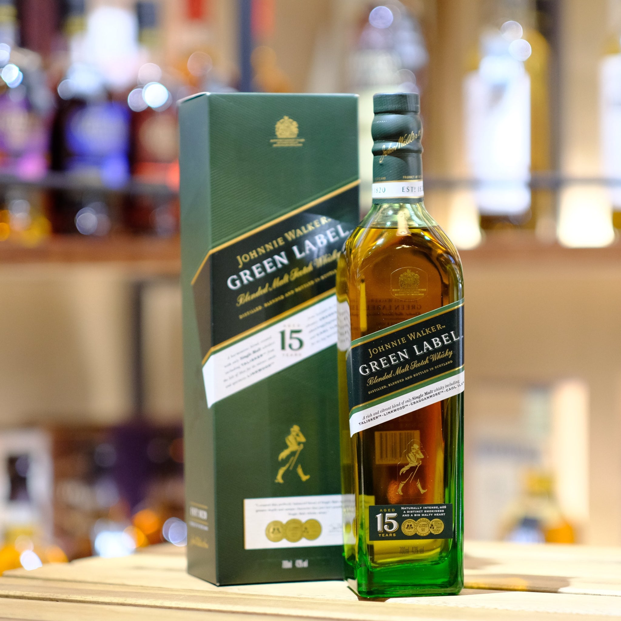 Johnnie Walker Green Label 15 Year Old Blended Scotch Whisky
