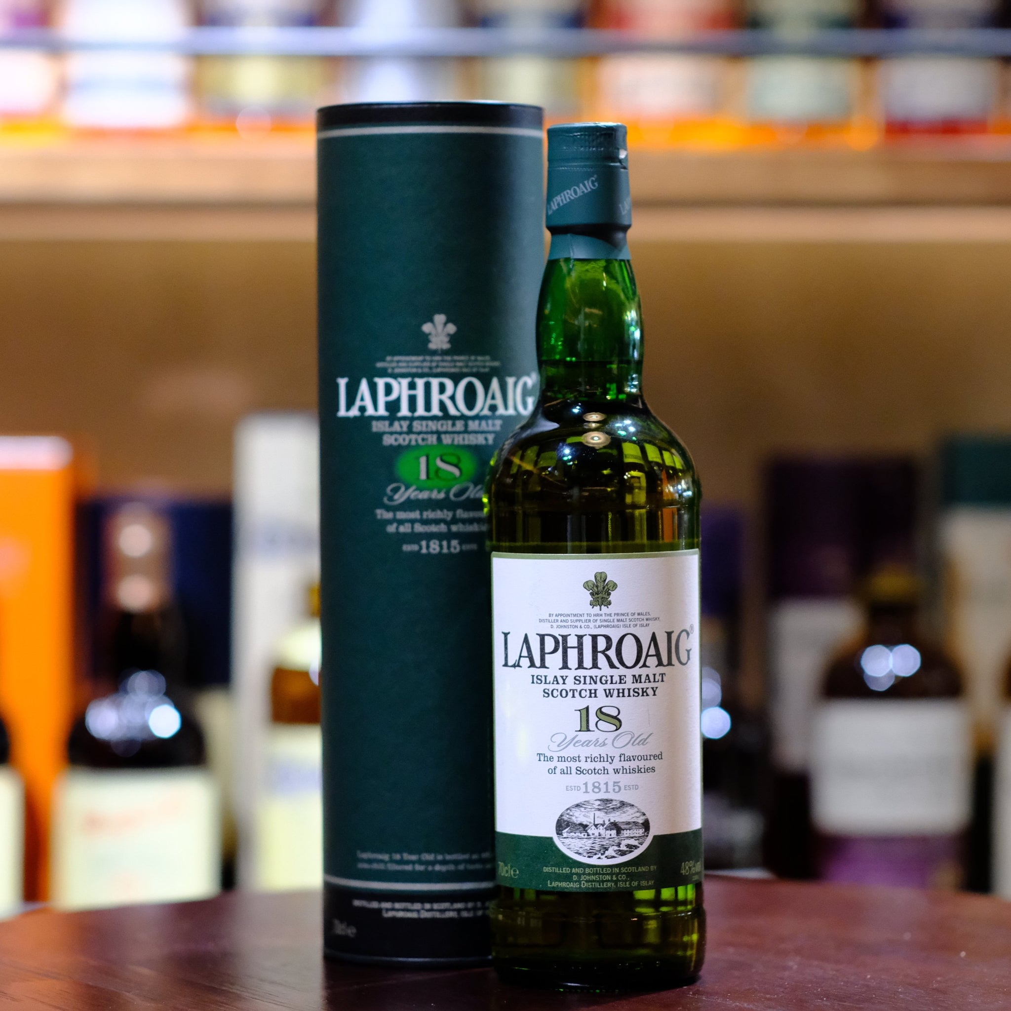 Laphroaig 18 Year Old Single Malt Scotch Whisky (Older Bottling)