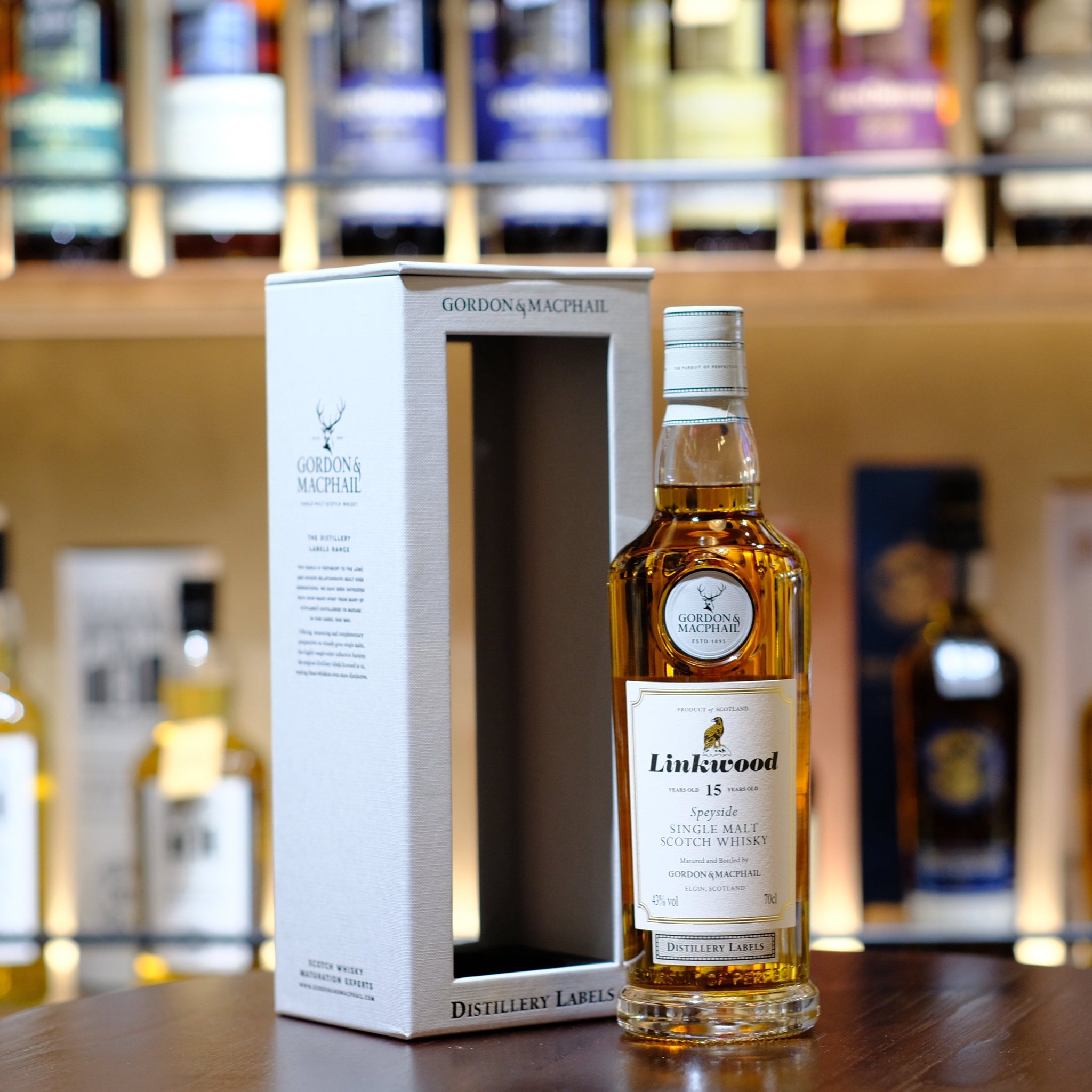 Linkwood 15 Year Old by Gordon & Macphail Distillery Labels Single Malt Scotch Whisky