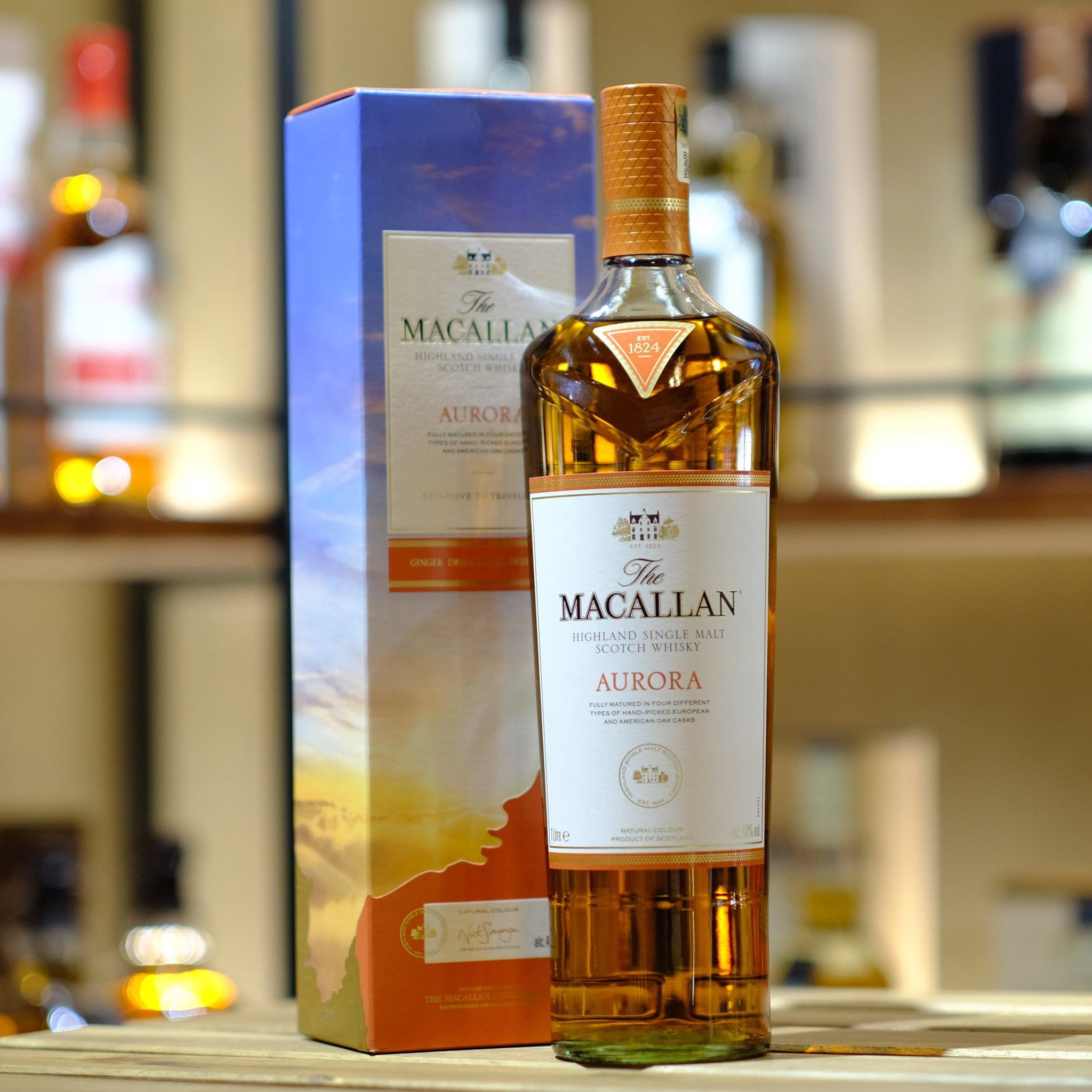 This Macallan Aurora is newest edition of the Quest series in the Travel Retail Market, and exclusive in Taiwan. Matured in Sherry seasoned European oak  and American Oak. 