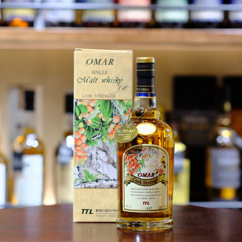 Omar Cask Strength Lychee Liqueur Barrel Finished Single Malt Taiwan Whisky