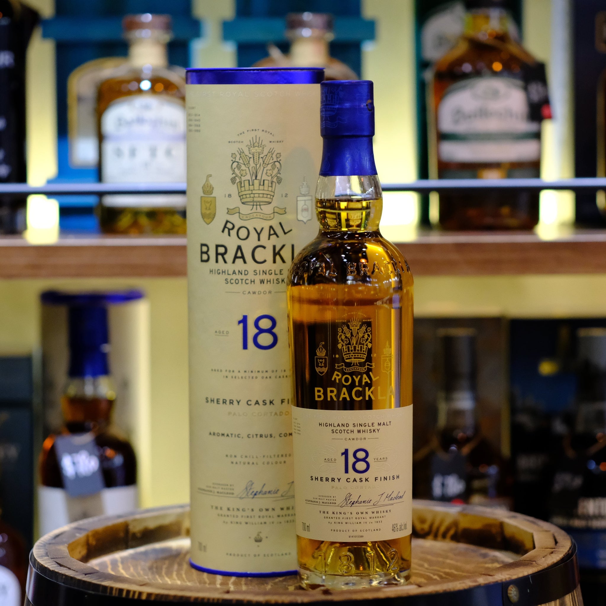 Royal Brackla 18 Year Old Sherry Cask Finish Single Malt Scotch Whisky