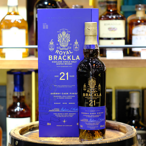 Royal Brackla 21 Year Old Sherry Cask Finish Single Malt Scotch Whisky