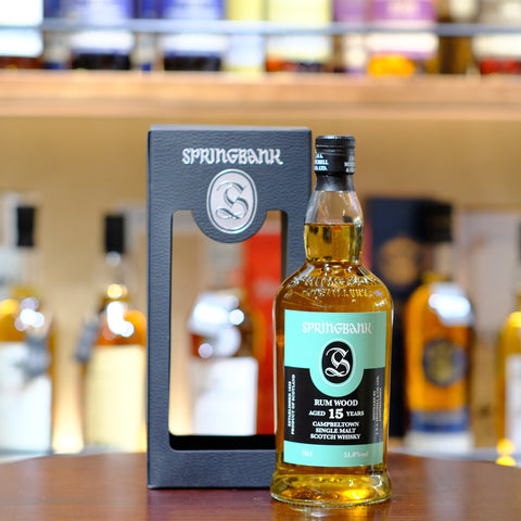 Springbank 15 Year Old Rum Wood Single Malt Scotch Whisky