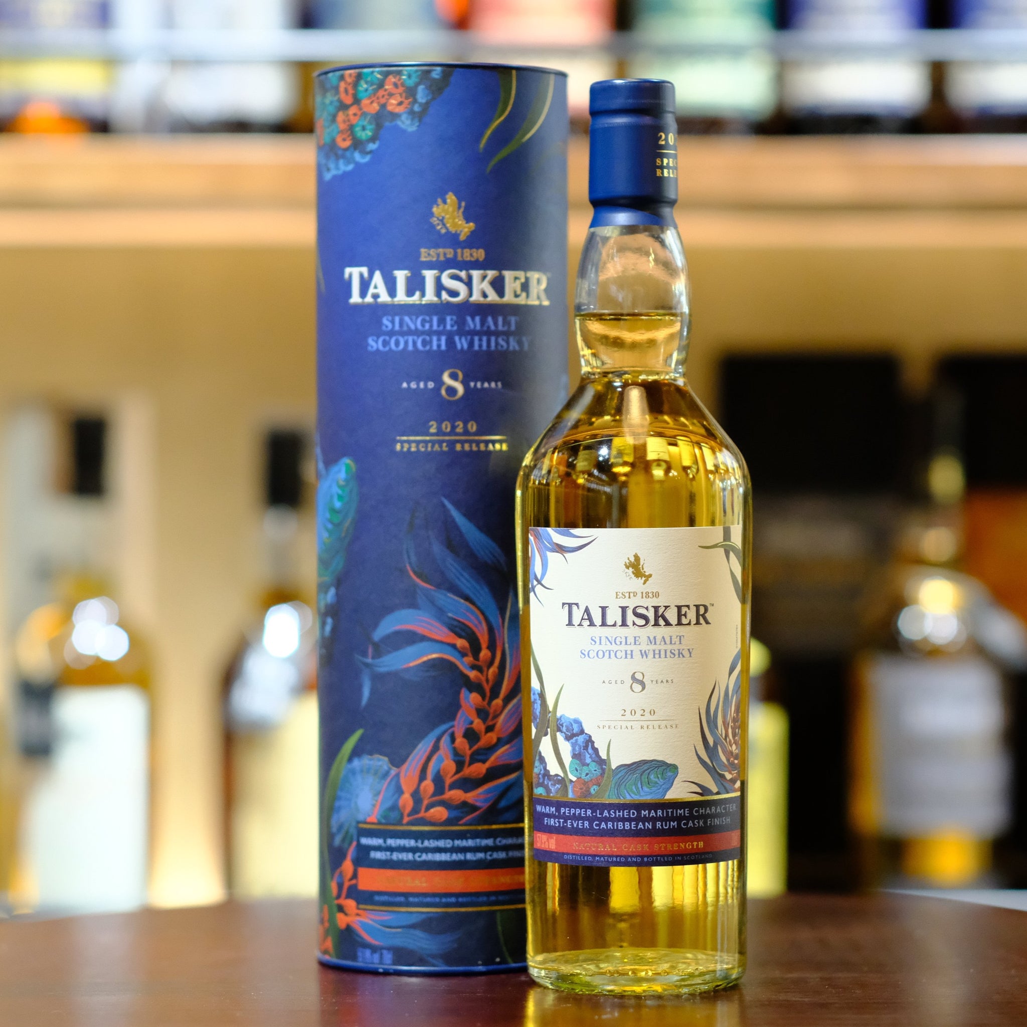 Talisker 8 Year Old Natural Cask Strength 2020 Special Release Single Malt Scotch Whisky