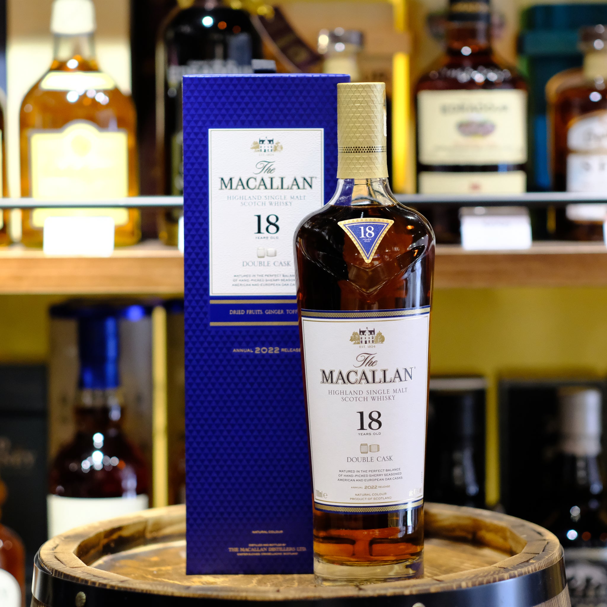 The Macallan 18 Year Old Double Cask Single Malt Scotch Whisky (2022 Release)