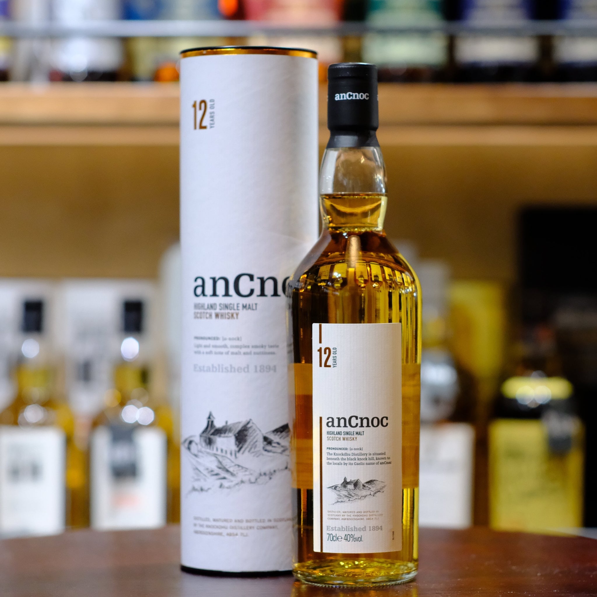 anCnoc 12 Year Old Single Malt Scotch Whisky