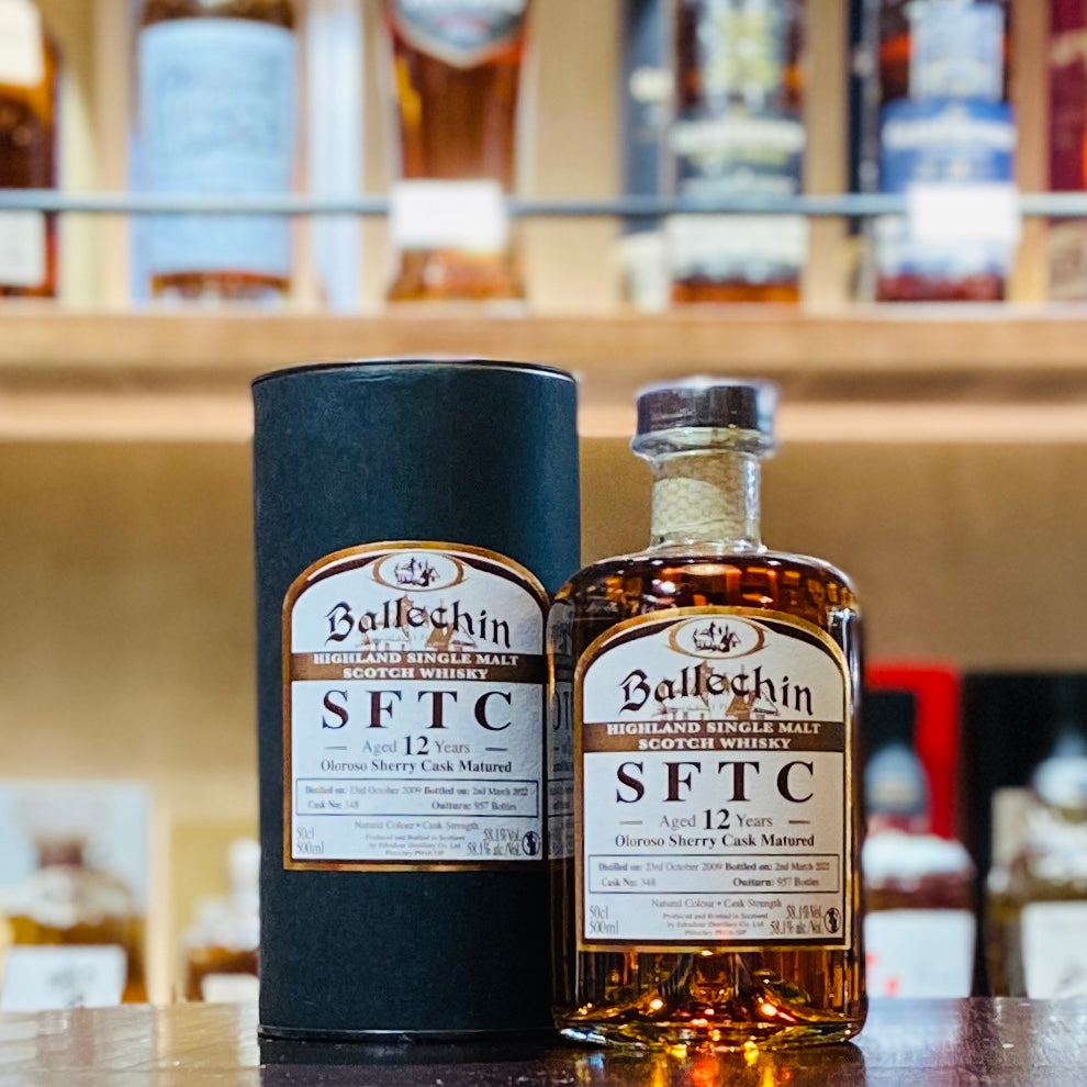 Edradour Ballechin SFTC 12 Years Old 2009 Oloroso Sherry Matured Single Malt Scotch Whisky