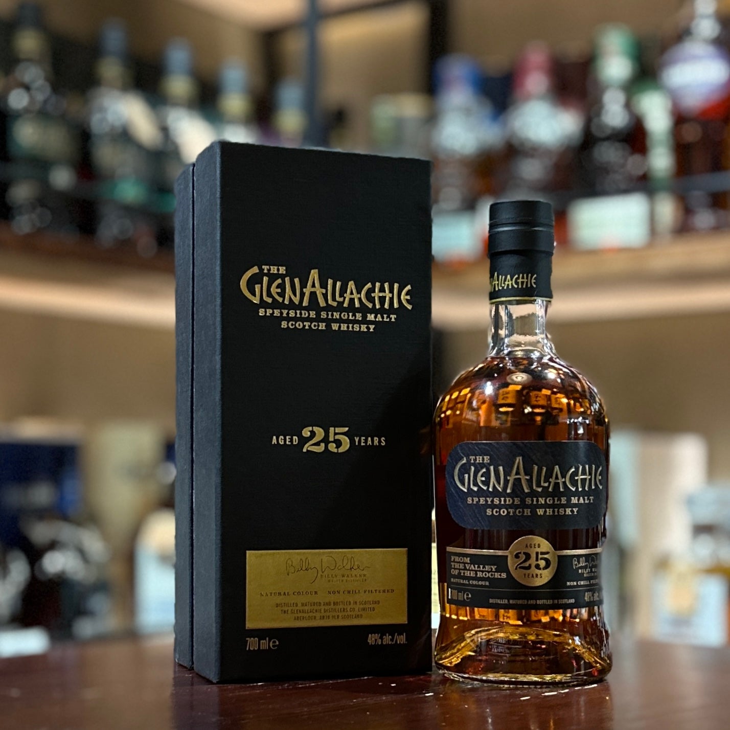 GlenAllachie 25 Year Old Single Malt Scotch Whisky (2019 Release)